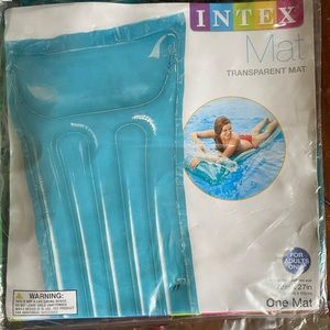 Intex transparent pool raft